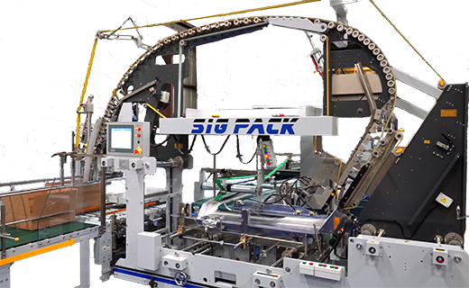 SIG-PACK Signature Folder Gluer automatic carton packer folding carton