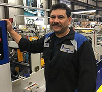 Jesse Rios, Production Manager for American International Machinery