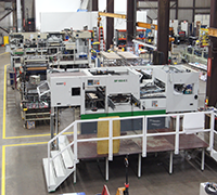 Used die cutters and packaging machinery at AIM shop