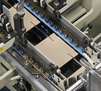 Carton blanks on Signature Elite Folder Gluer