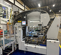 Front View of new design of SIG PACK Automatic Carton Packer